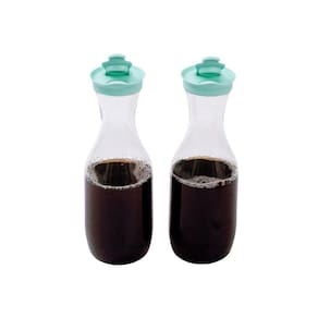 Kit 2 garrafas de plástico com tampa 1,5L azul - Mozcada