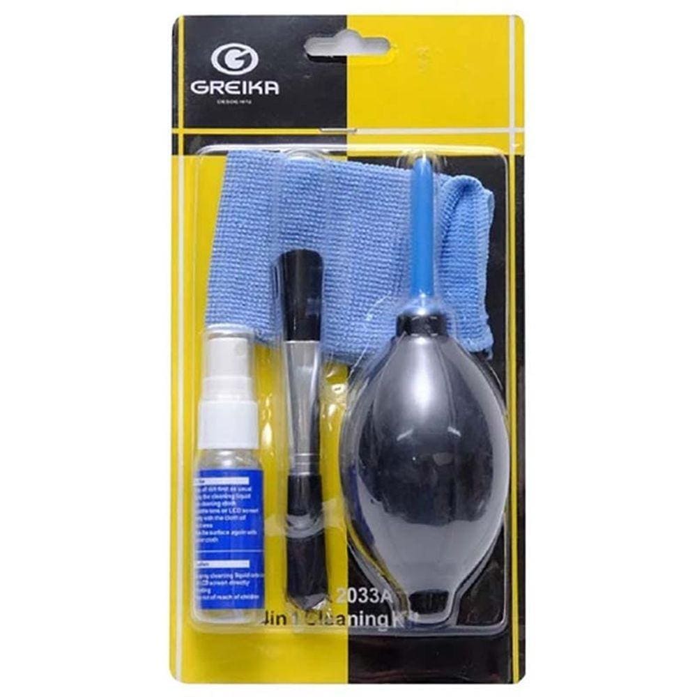 Kit de limpeza para objetiva Greika WOA2033B