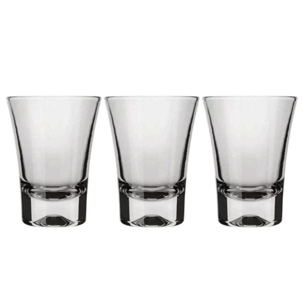 6 Copos Vidro Cachaça Americano Dose Shot