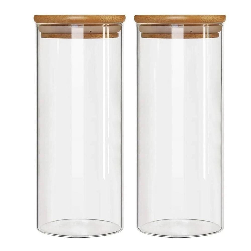 Kit 2 Potes Borossilicato Hermético 1800ml - Class Home