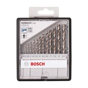 Jogo Broca Metal Bosch Hss-G Robust Line 1,5-6,5Mm 13 Peças
