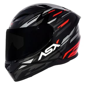 Capacete ASX City Arrow Preto e Vermelho