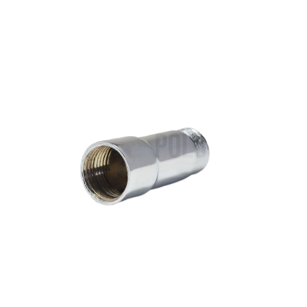 Extensor 1/2 Cromado Prolongador Médio Torneira Chuveiro