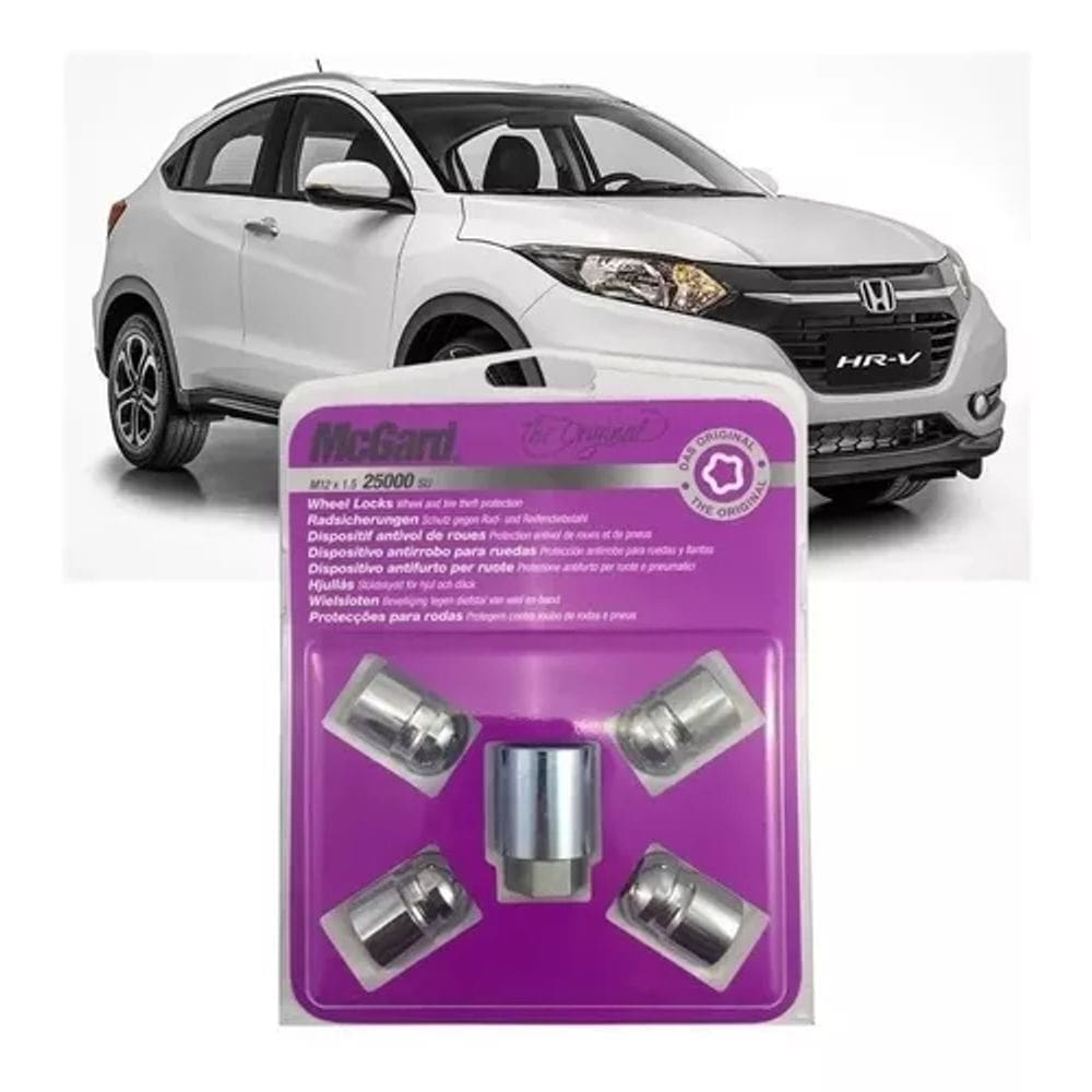 Kit Trava Parafuso Porca Antifurto Mcgard Honda Fit City Civic 25000