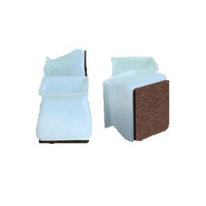 Kit 32 Peças Pé Perna Quadrada Feltro Silicone Adáptavel