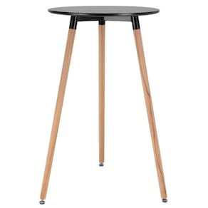Mesa Alta Bar Bistro Gourmet Eames Leda Pé Palito Preto