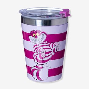 Copo Viagem Snap 300 Ml Gato Risonho Da Alice-Zona Criativa