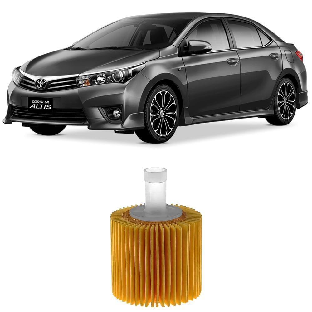 Filtro Óleo Toyota Corolla Prius RAV4 Metal Leve OX1041D