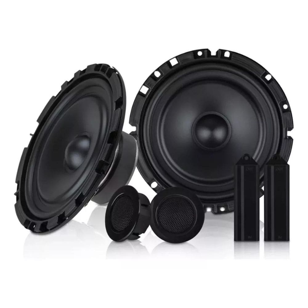 Par Alto Falante 6 Polegadas Bomber 120W + 2 Tweeters + 2 Crossovers