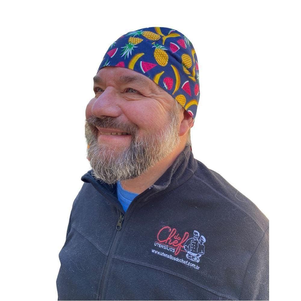 Bandana Frutas - Tricoline Tamanho Unico - Divertida