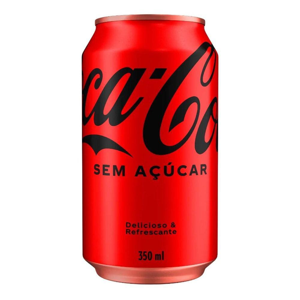 Refrigerante Coca Cola Sem Açucar Lata 350Ml  12 Latas