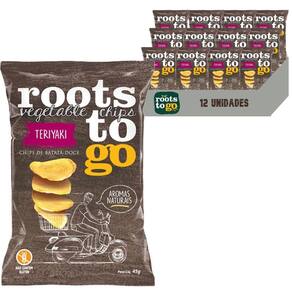Roots To Go Batata-Doce Teriyaki 45G  12 Pacotes