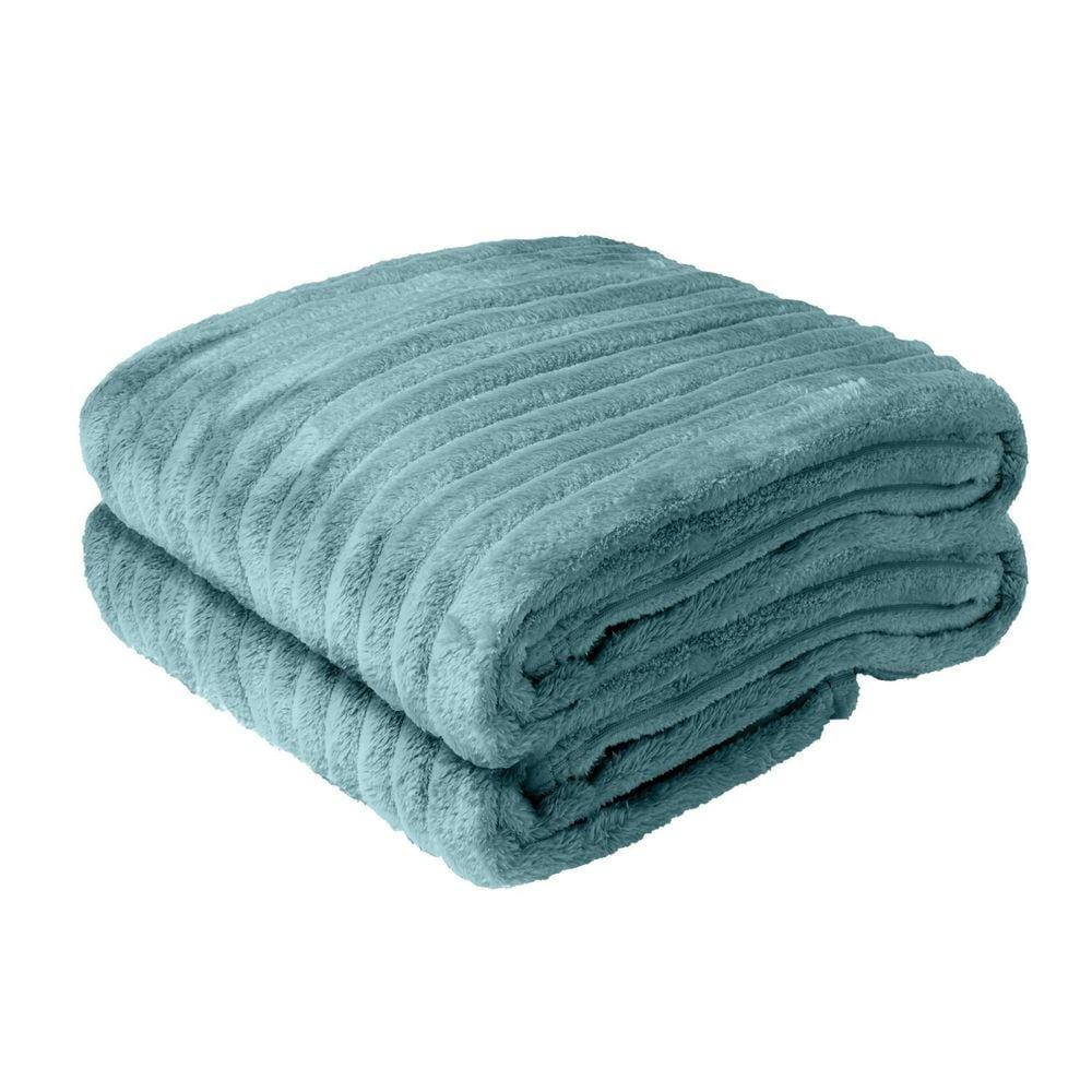 Manta Cama Casal Soft Premium 180x230cm Belchior Acqua