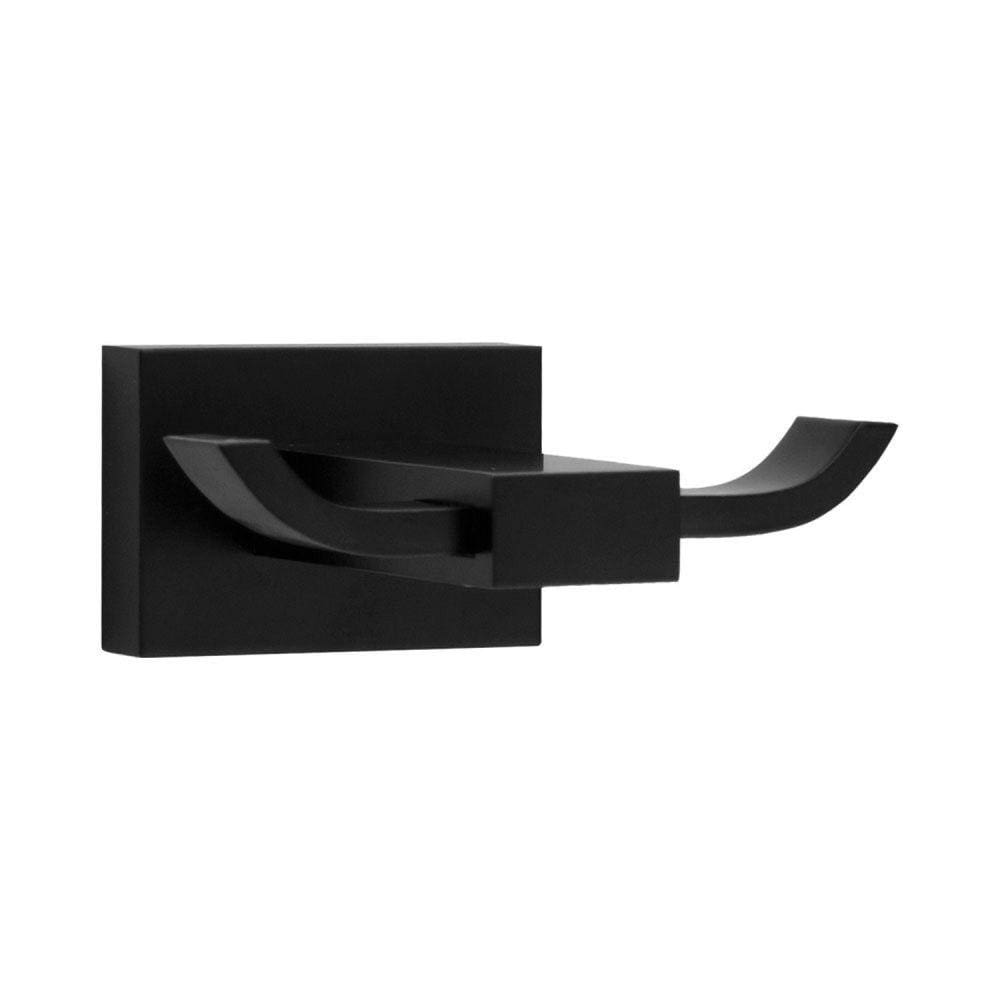 Cabide com Gancho Duplo Mondrian Bela Metais Preto