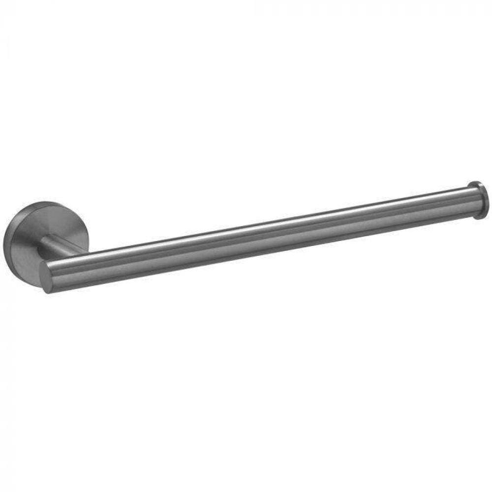 Porta Toalha de Rosto Inox Tarsila Bela Metais Grafite Fosco