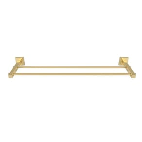 Porta Toalha de Banho Duplo 51cm Inox Square Ducon Metais Gold