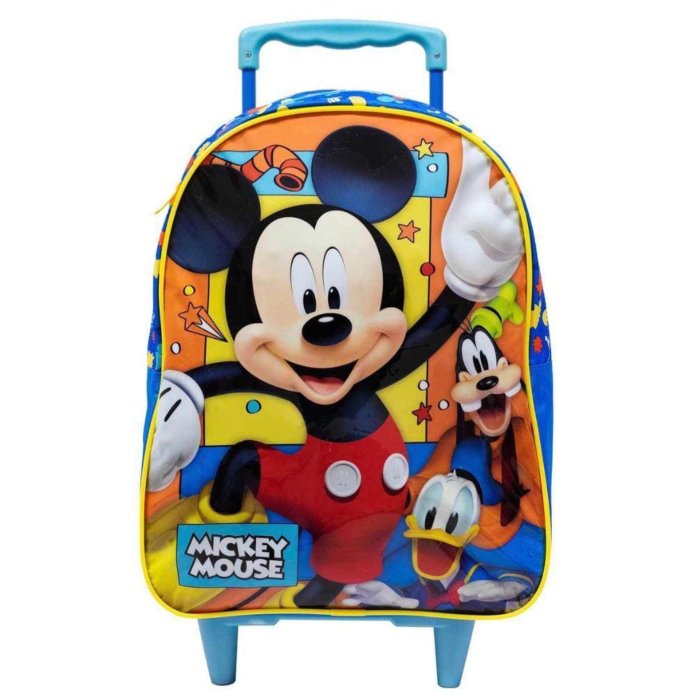 Mochila com Rodas 14 Mickey X Azul