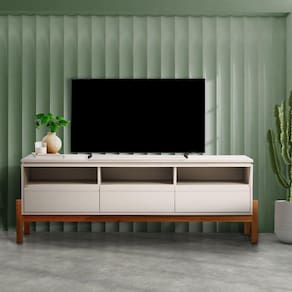 Rack Para TV até 55 Polegadas Tiê CabeCasa MadeiraMadeira Off White