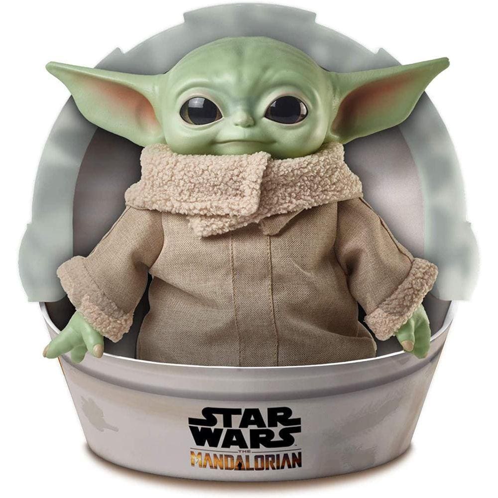 Pelúcia Baby Yoda Star Wars Mattel The Mandalorian 27cm