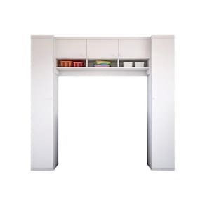 Kit De Armários Multiuso Lavanderia Eloísa 05 Portas Branco - Phoenix