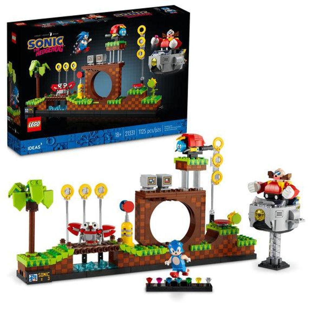 Lego ideas sonic the hedgehog – green hill zone (1125 peças)