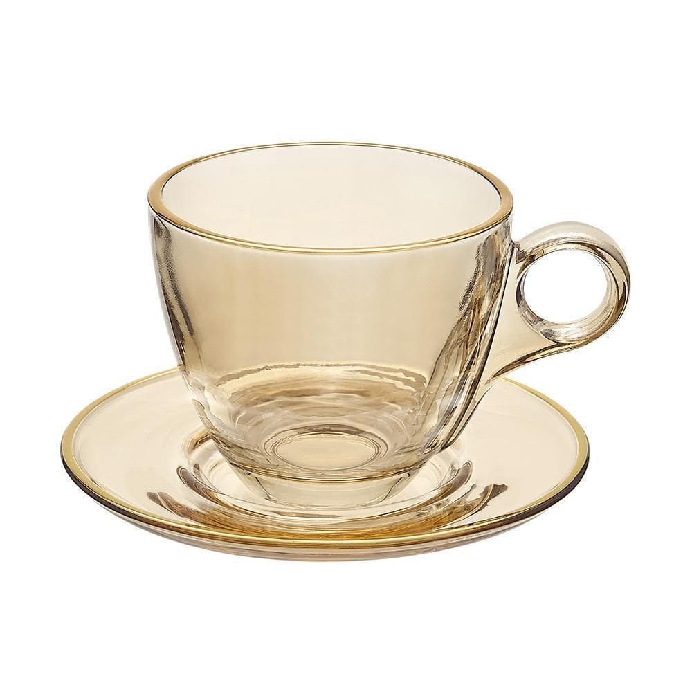 Xicara Cha Menfis Ambar 170 Ml 4 Pcs