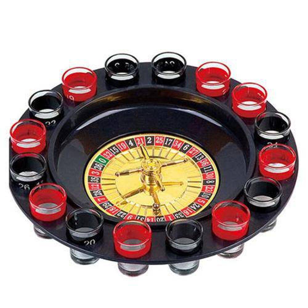 Jogo Roleta Com 16 Copos Para Shot 25ml