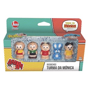 Miniaturas Turma Da Mônica Dedoche Fantoches Brinquedo Infantil