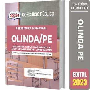 Apostila Olinda Pe - Professor I Educação Infantil