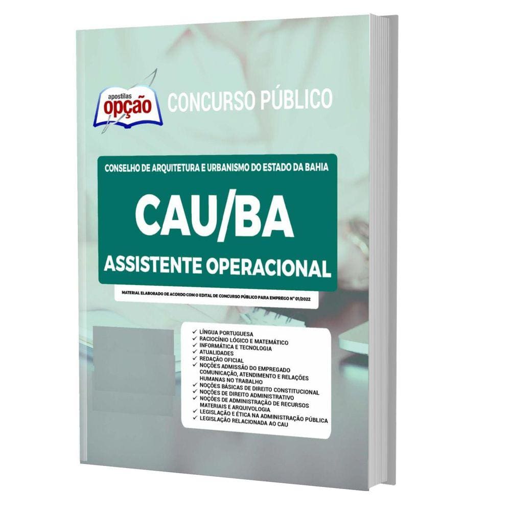 Apostila Cau Ba - Assistente Operacional