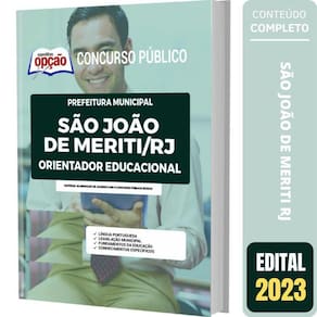Apostila São João De Meriti Rj Orientador Educacional