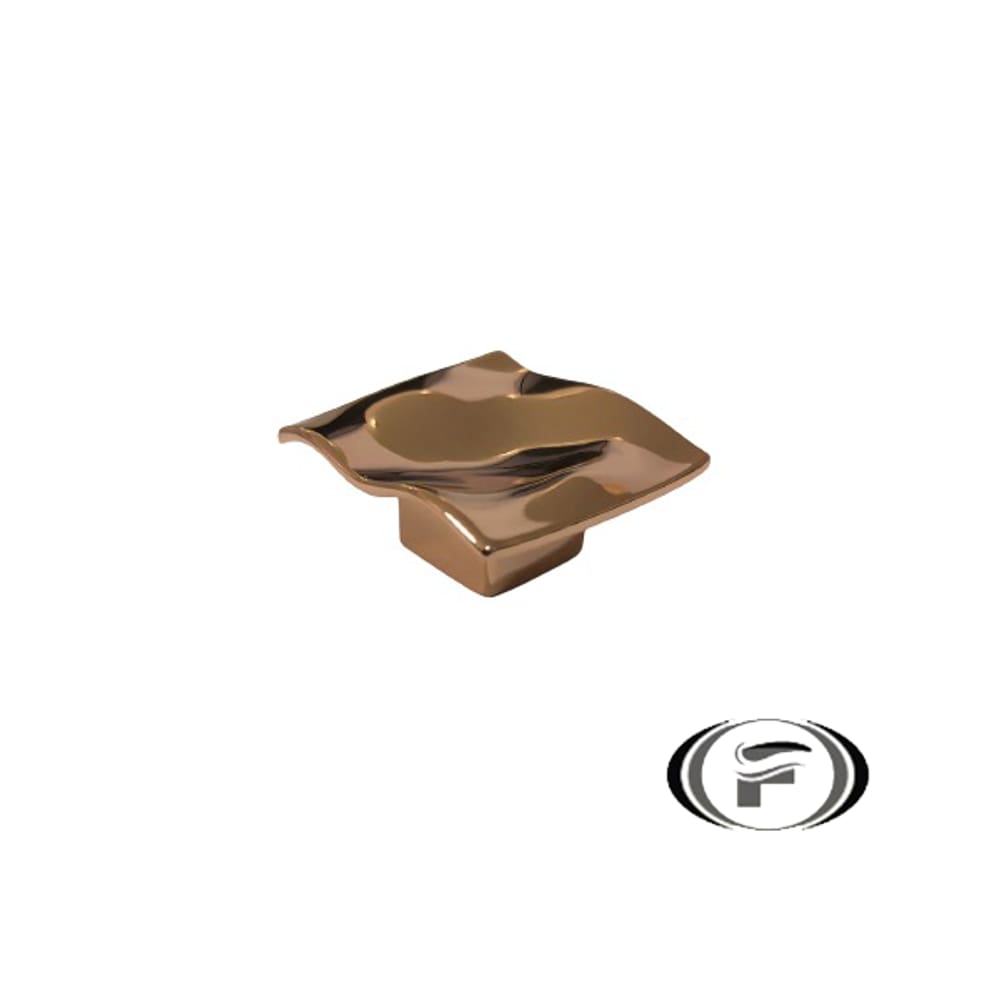 Puxador Acqua Mini 38x38x12mm Rose Zen UNICO
