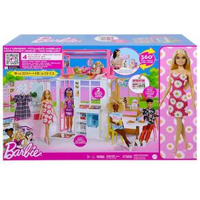 Boneca - Barbie com Cachorrinho - Roupa de Treino Patins e Tenis - GKH73  MATTEL