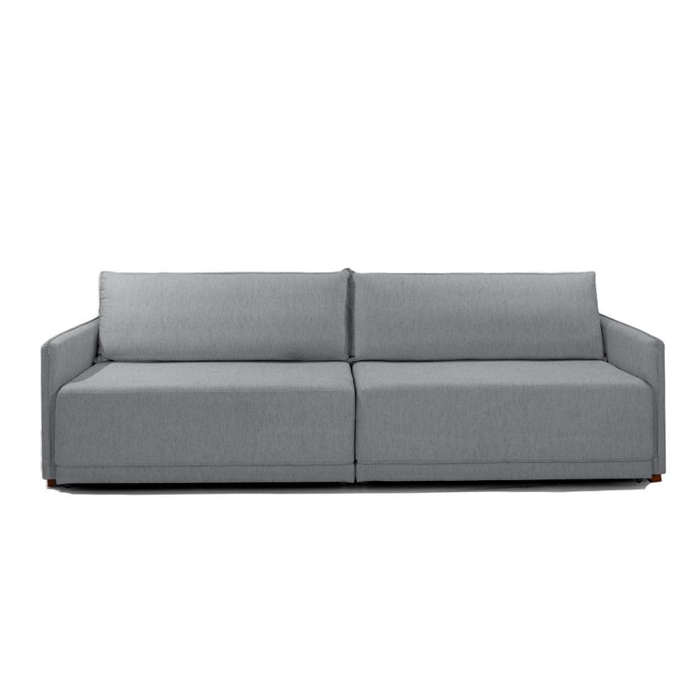 Sofá 4 Lugares Retrátil Espinélio Linho 270cm Redenobre