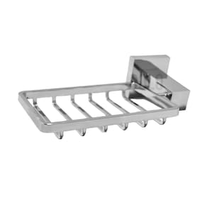 Porta Sabonete Banheiro De Parede Saboneteira Quadrada Metal