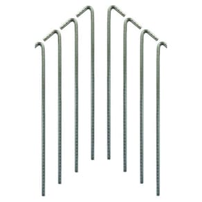 Estaca P/barraca 20 Cm Aço Ca-50 (4,2mm) Com 12 Unidades