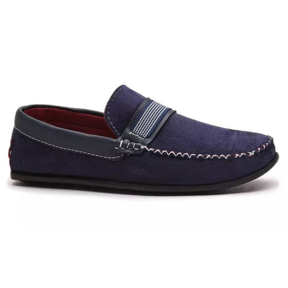 Mocassim Masculino Em Camurça Versátil Ultra Conforto