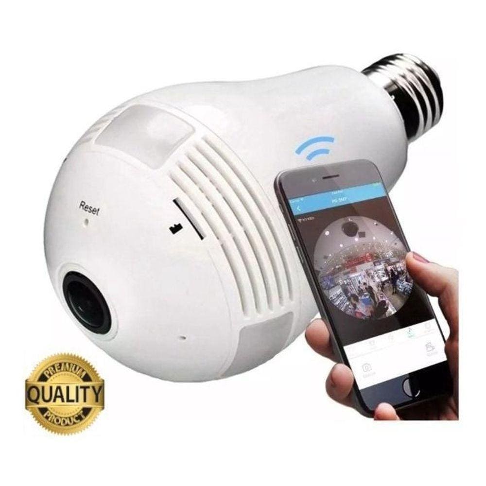 Câmera Falsa Luz Led Sensor De Presença Ip65 Refletor Solar