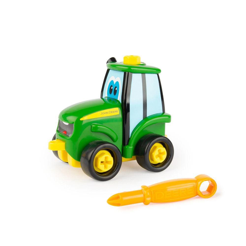 Miniatura Play Set John Deere Trator E Chave De Fenda