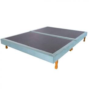 Conjunto Base Box Hellen Sommier 1,58X1,98X0,14 Verde