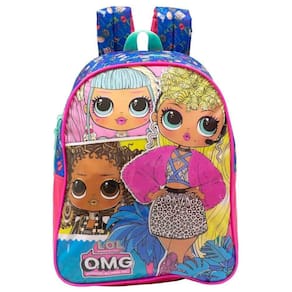 Mochila de Costas 16 Infantil LOL OMG X AZUL