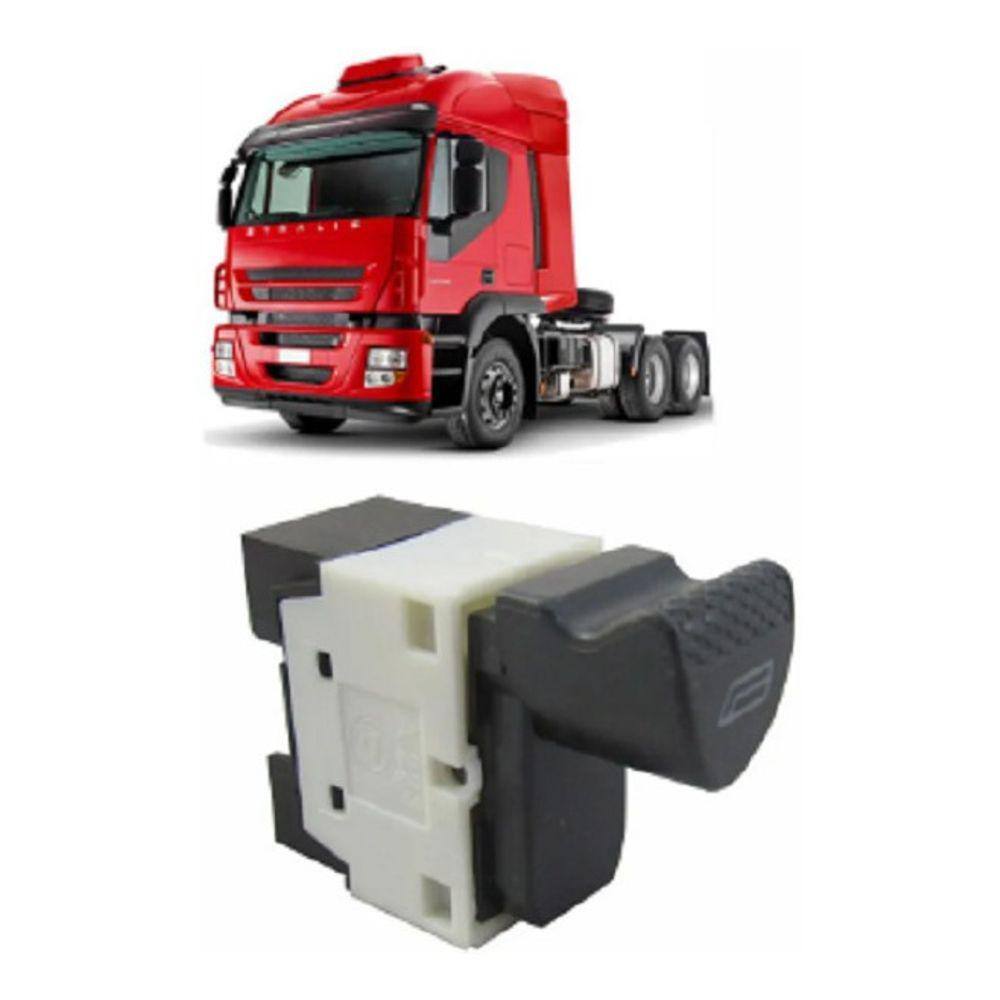 Iveco Stralis Interruptor Vidro Porta Lado D Ou E Novo
