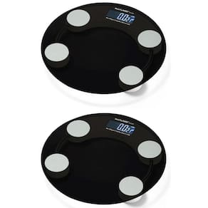 Kit 2 Balança Digital Corporal Ate 180Kg Precisão Multilaser