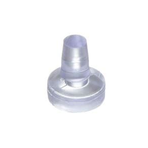 50 Batoque De 12mm (1,2cm) De PVC Cristal P/ Apoio De Vidro