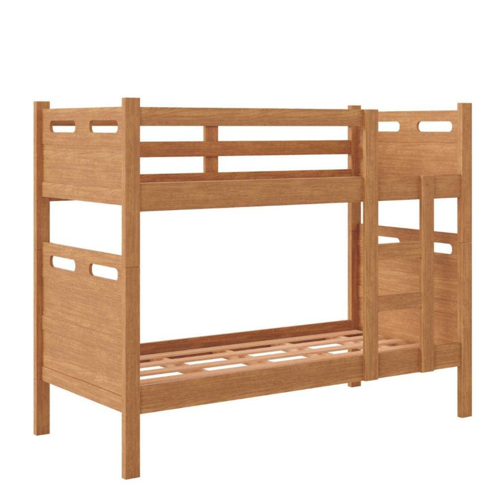 Beliche Vira Duas Camas Solteiro Jaspe MDF
