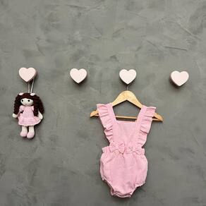 4 Ganchos coração rosa pendurador de parede infantil suporte