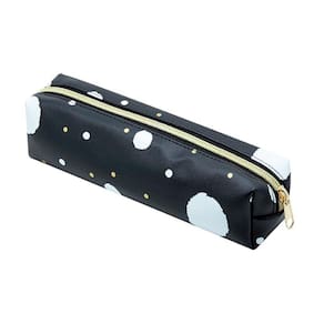 Estojo Simples Escolar Black Com Bolinhas - Brw