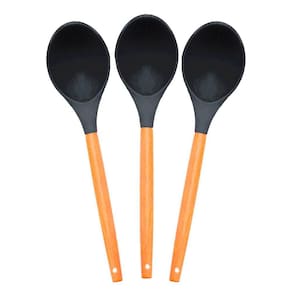 Kit 3 Colheres Silicone 32cm - Resistente 240C