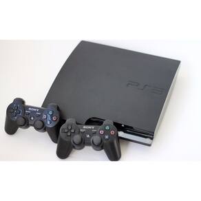 Console Playstation 3 Super Slim 250GB 2 Controles e 45 Jogos