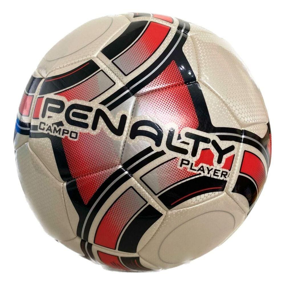 Bola de Futebol Campo Penalty Player XXI - Branco+Azul